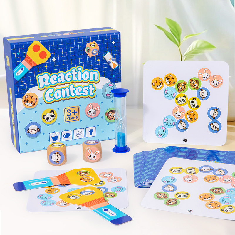 Kids Education Table - Montessori Toy Animal Board Game for