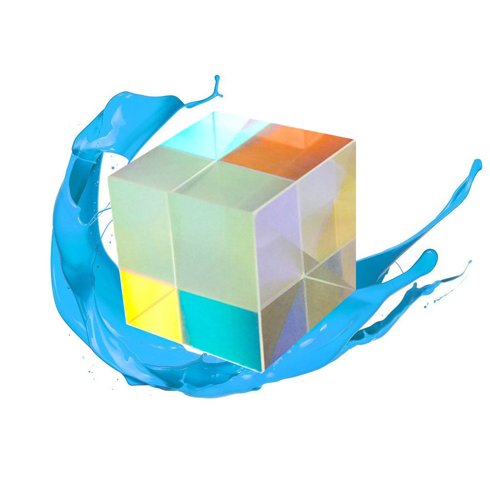 Kids Education Classes - Rgb Optical Glass Dispersion Cube 1x1x1cm