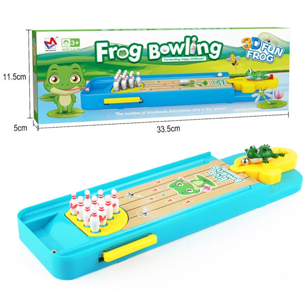 Kids Education Table - Frog Bowling Children's Toy Party Table