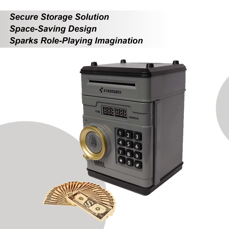 Kids Education Savings - Electronic Money Bank Safe Box with