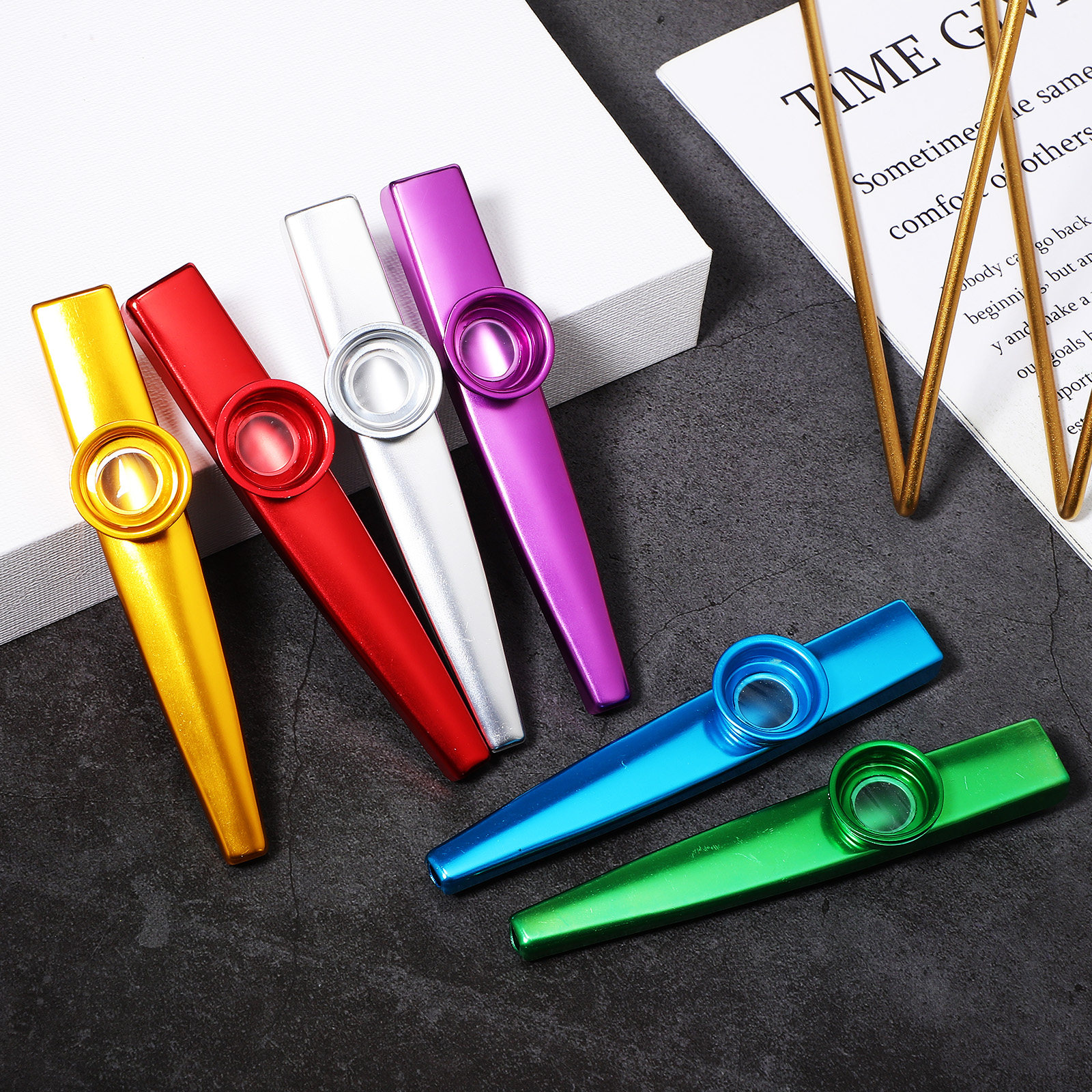 Kids Education School - 6Pcs Kazoo Set Beginner Kazoos for