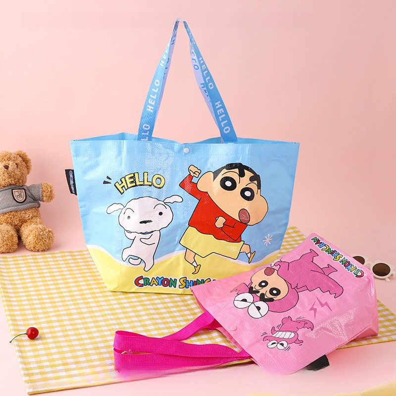 Kids Education School - Crayon Shin-chan Cartoon Canvas Lunch Bag