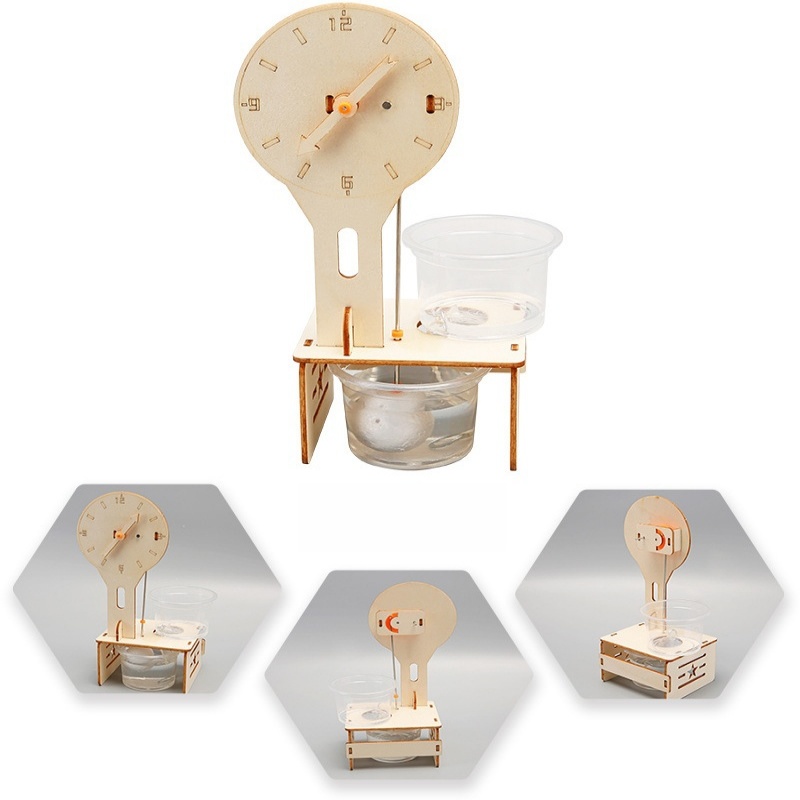 Kids Education Yes - DIY Kids Handmade Drip Clock Wooden