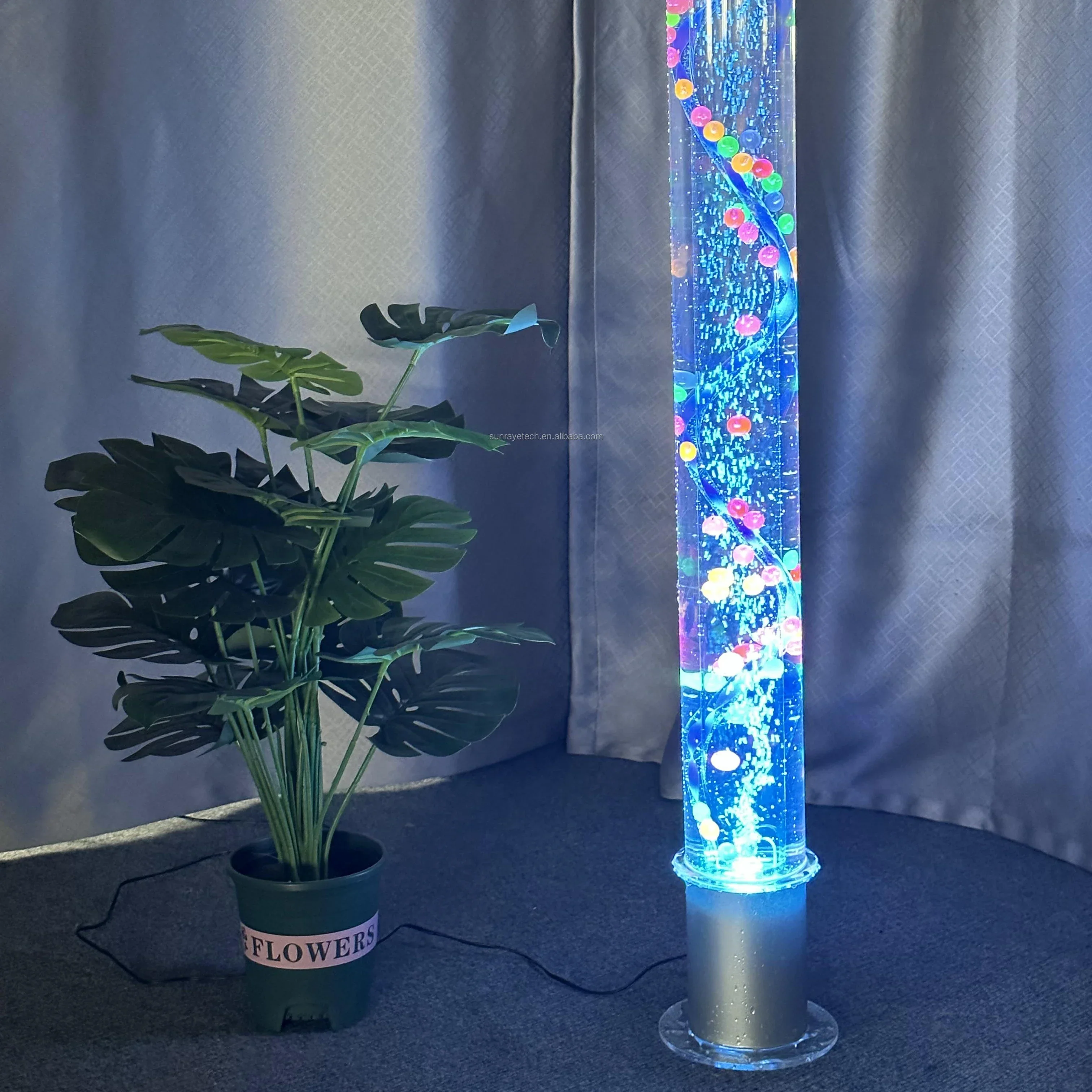 Kids Education Youtube - Floor Standing Bubble Tube Cylinder Water