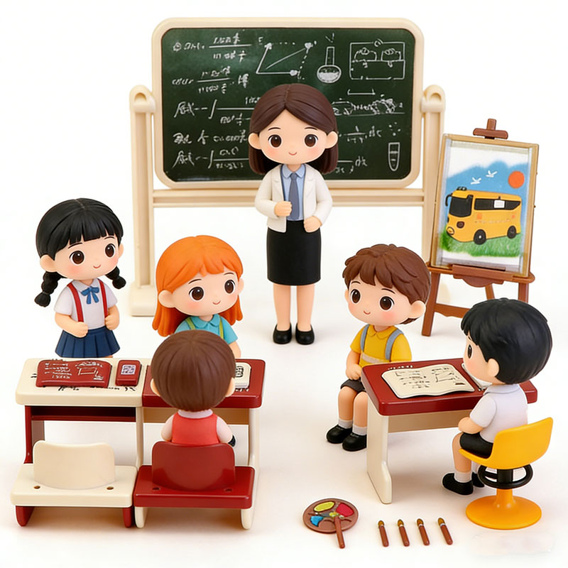 Miniature Class Furniture Set  - Kids Education Classes บทวิจารณ์และราคา