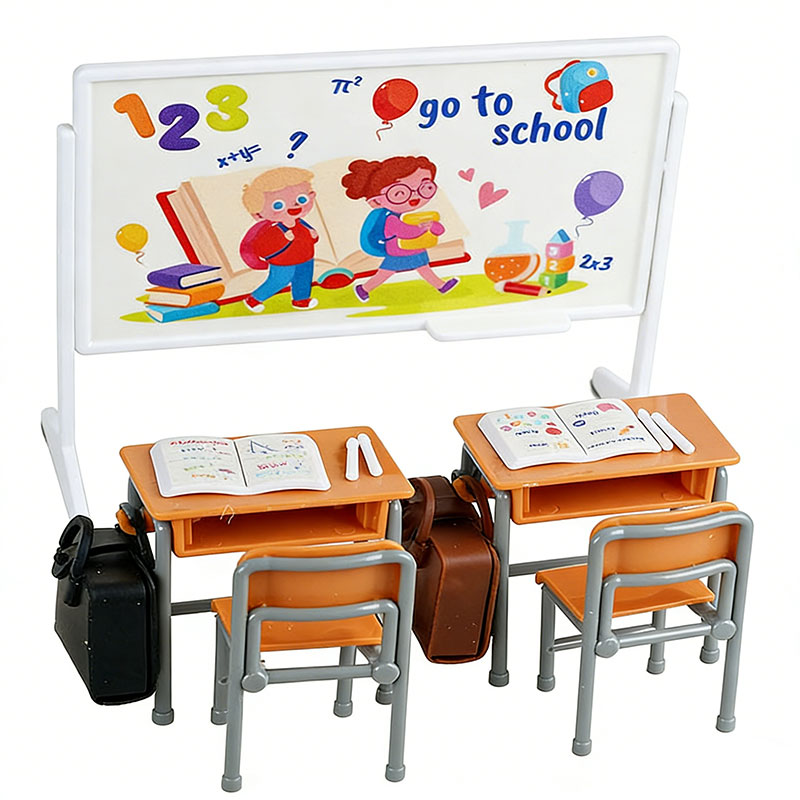 Miniature Class Furniture Set  - Kids Education Classes บทวิจารณ์และราคา