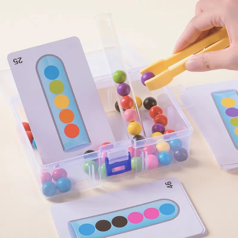 Clip Beads Test Tube Toy Child - Kids Education Youtube บทวิจารณ์และราคา