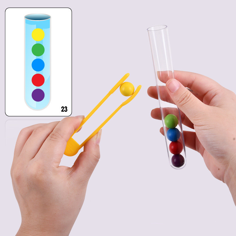 Clip Beads Test Tube Toy Child - Kids Education Youtube บทวิจารณ์และราคา
