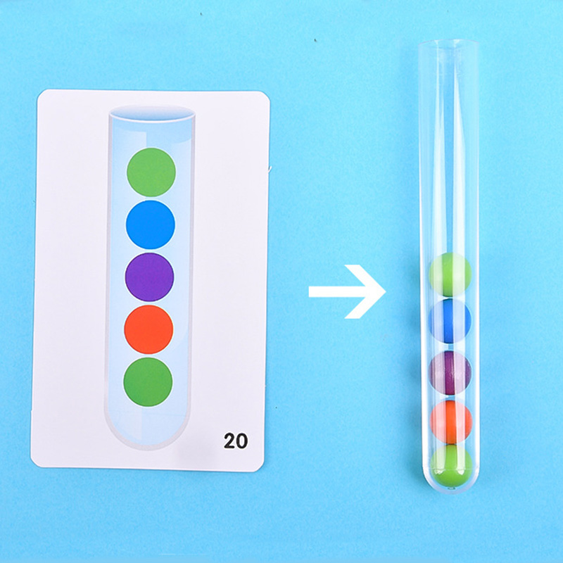 Clip Beads Test Tube Toy Child - Kids Education Youtube บทวิจารณ์และราคา