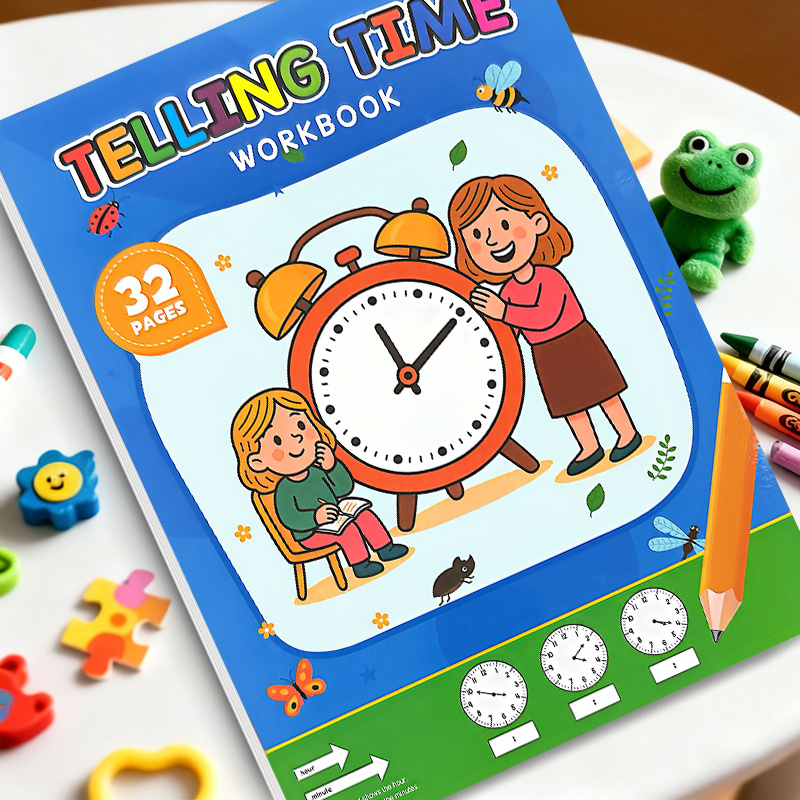 Kids Telling Time Educational  - Kids Education Worksheet บทวิจารณ์และราคา