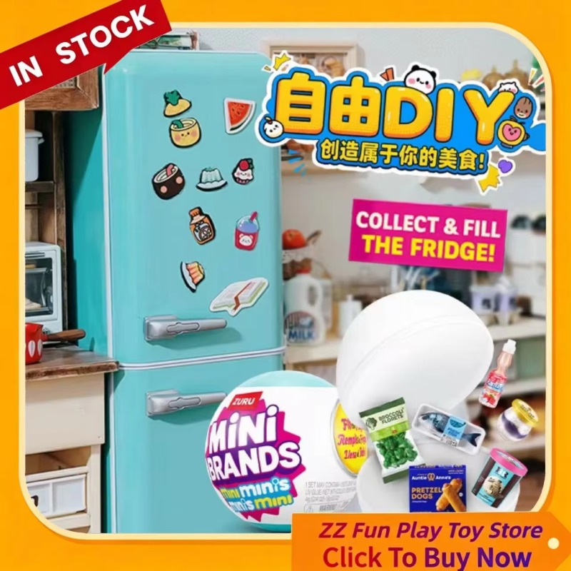 Genuine ZURU Mini Fridge Set P - Kids Education Yes บทวิจารณ์และราคา