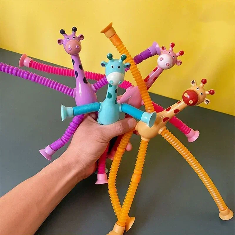 15Pcs Giraffe Pop Tube Suction - Kids Education Youtube บทวิจารณ์และราคา