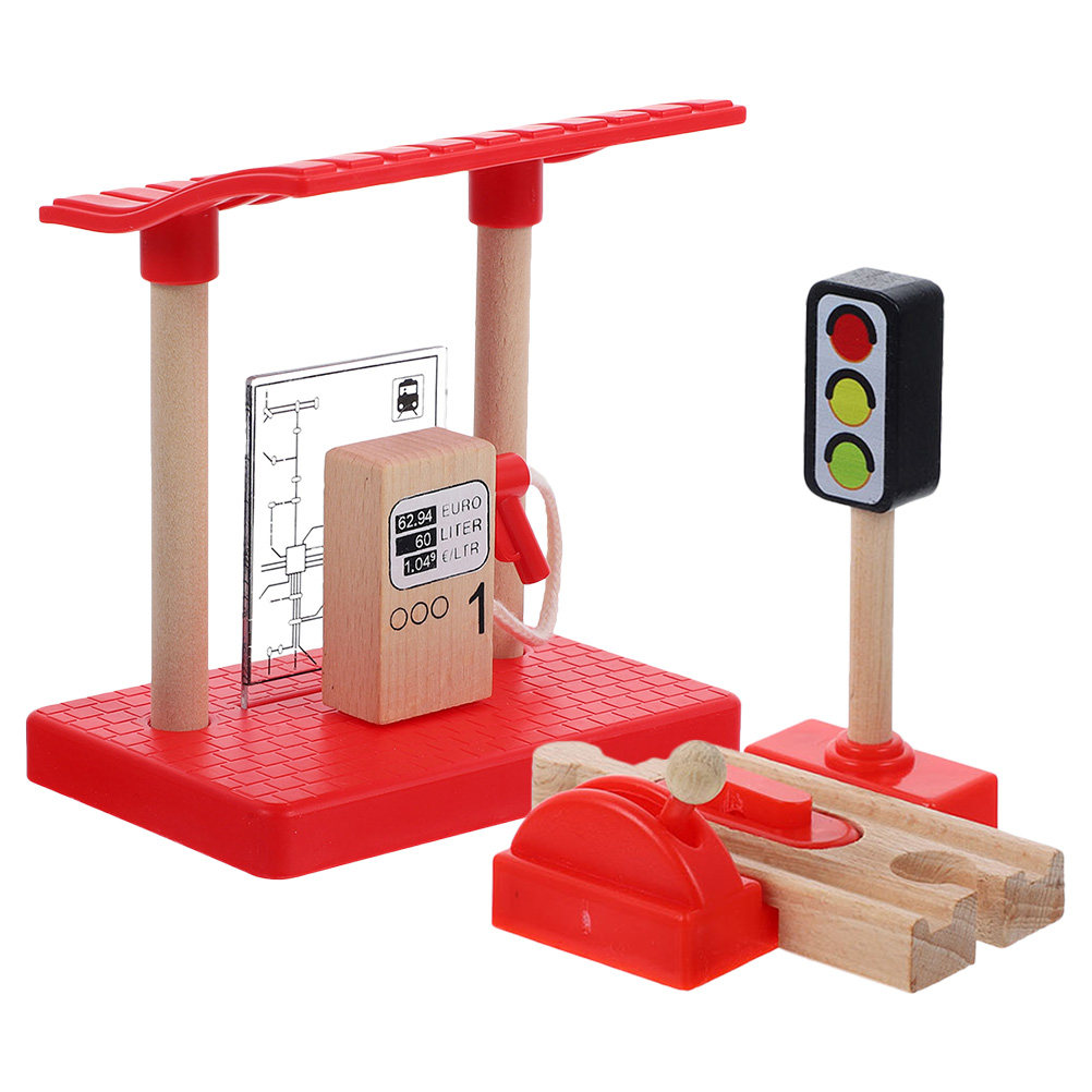 1Set Wooden Train Track Access - Kids Education Table บทวิจารณ์และราคา