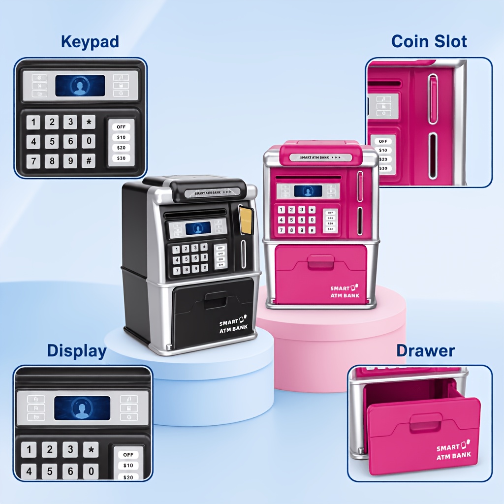 Smart ATM Piggy Bank, Automati - Kids Education Savings บทวิจารณ์และราคา