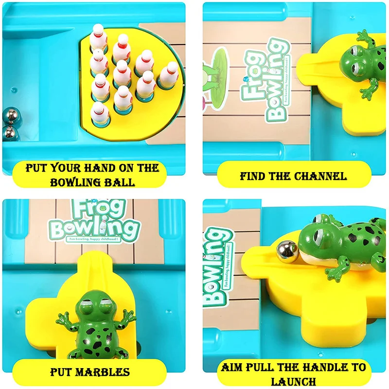 Frog Bowling Children's Toy Pa - Kids Education Table บทวิจารณ์และราคา