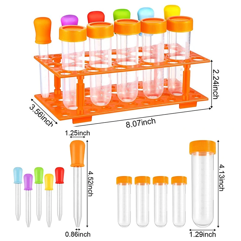 Kids Plastic Test Tubes Droppe - Kids Education Youtube บทวิจารณ์และราคา
