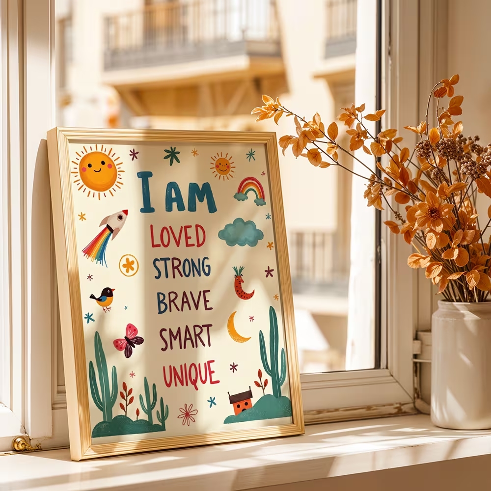 Colorful I Am Loved Strong Bra - Kids Education Yes บทวิจารณ์และราคา