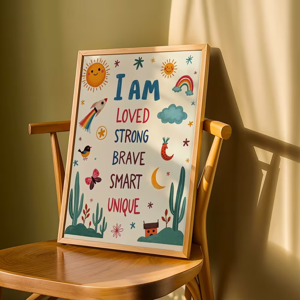 Colorful I Am Loved Strong Bra - Kids Education Yes บทวิจารณ์และราคา