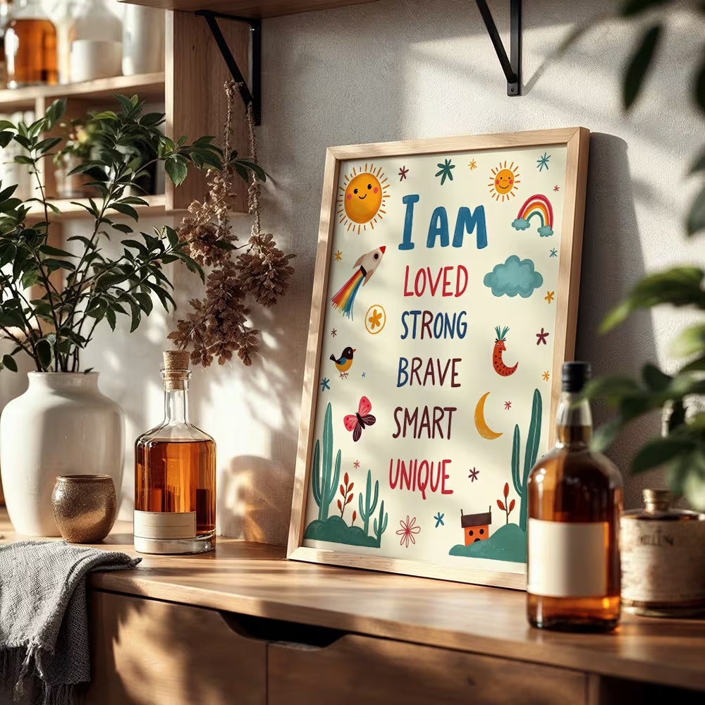 Colorful I Am Loved Strong Bra - Kids Education Yes บทวิจารณ์และราคา