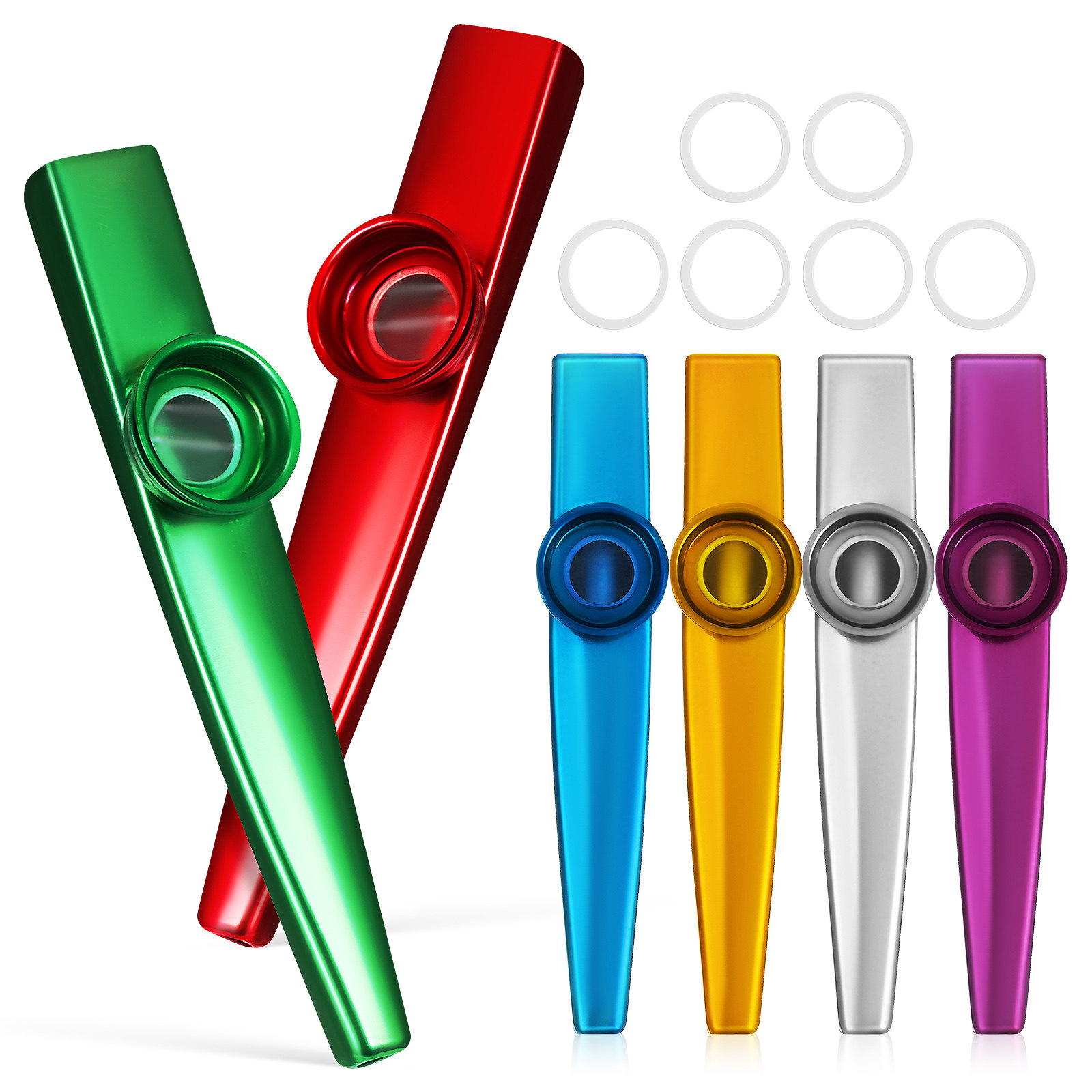 6Pcs Kazoo Set Beginner Kazoos - Kids Education School บทวิจารณ์และราคา