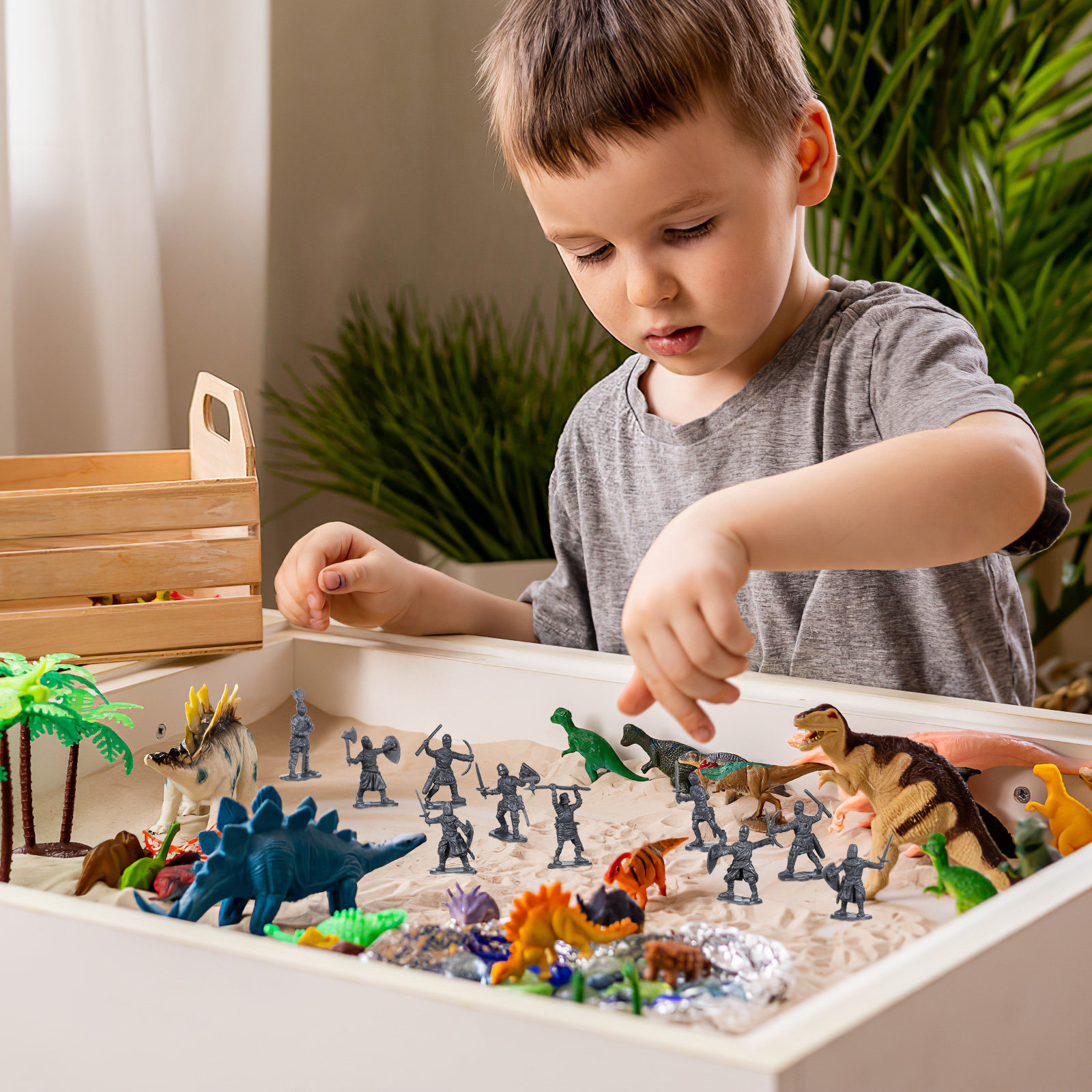 200Pcs Small Soldier Models Mi - Kids Education Table บทวิจารณ์และราคา