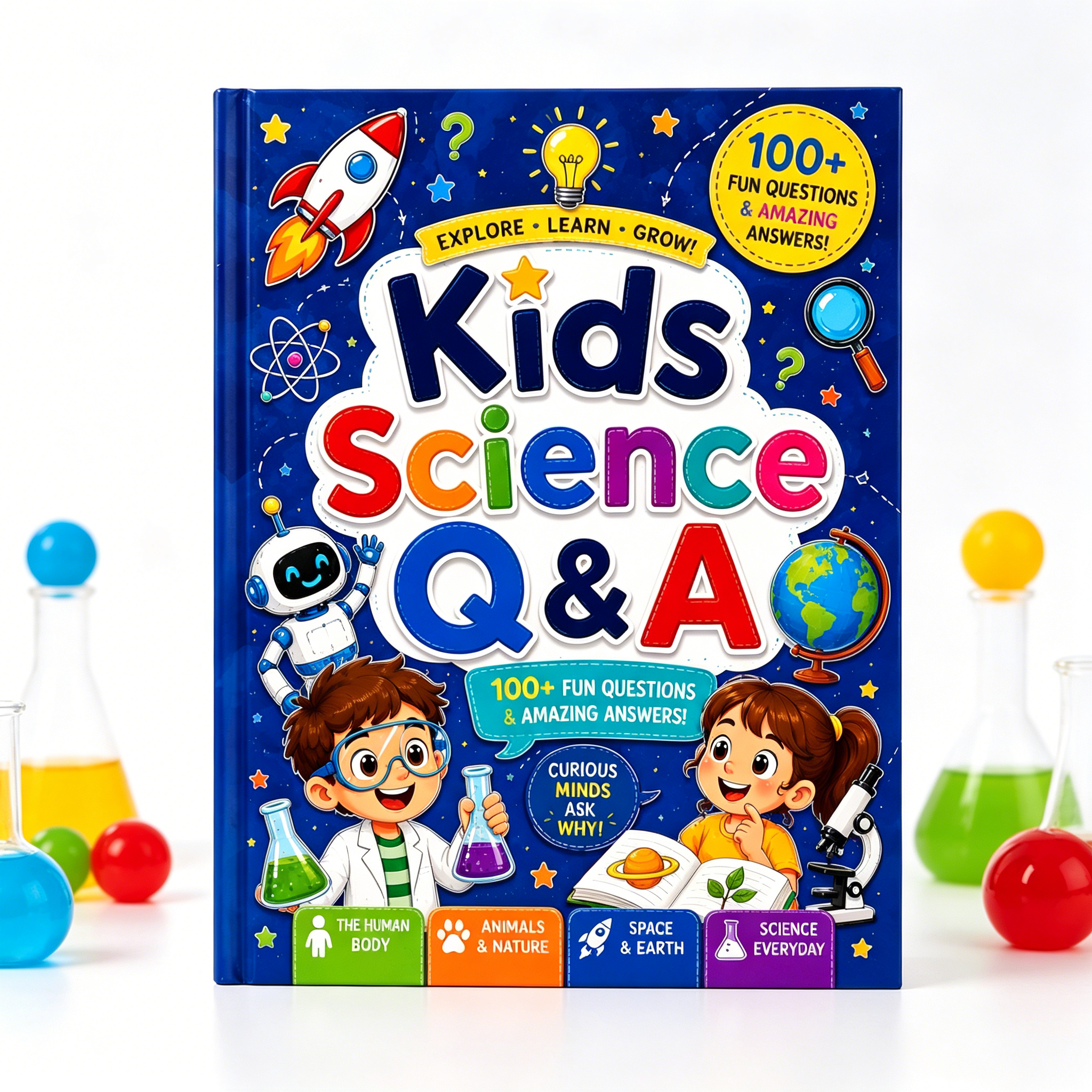Kids Science Q&A Book for Curi - Kids Education Questions บทวิจารณ์และราคา
