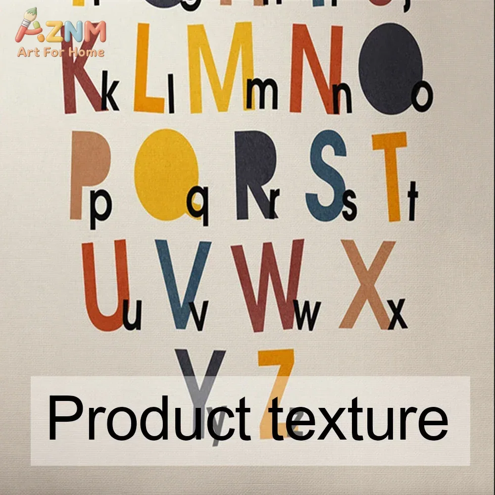 Rainbow Alphabet Poster Educat - Kids Education Yes บทวิจารณ์และราคา