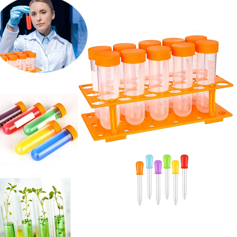 Kids Plastic Test Tubes Droppe - Kids Education Youtube บทวิจารณ์และราคา