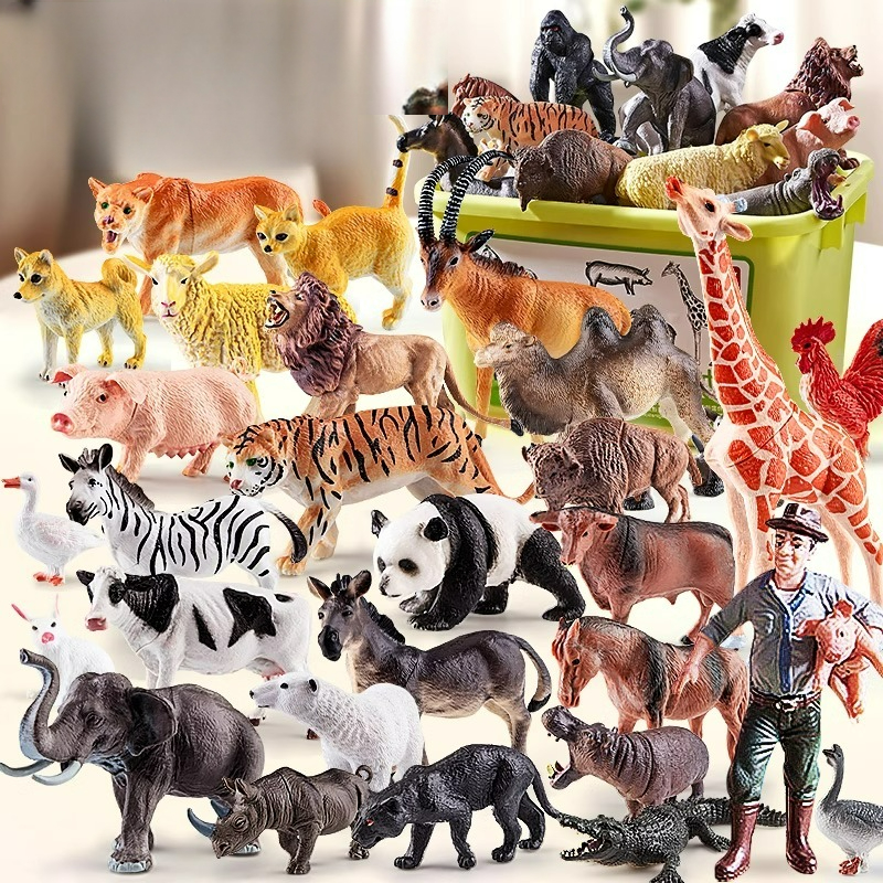 Montessori Toy Wild Farm Dinos - Kids Education Yes บทวิจารณ์และราคา