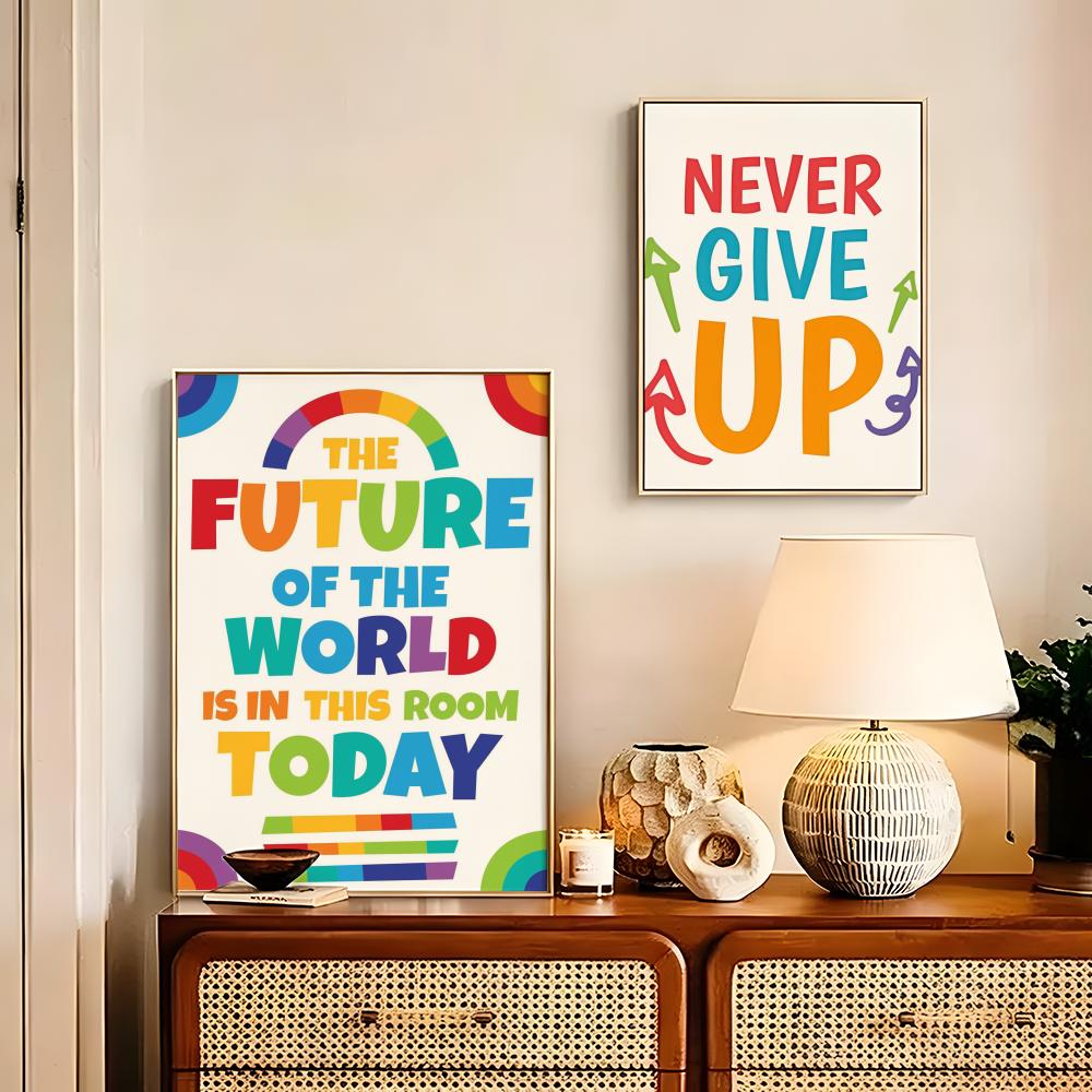 Positive Kid Classroom Wall Pi - Kids Education Room บทวิจารณ์และราคา