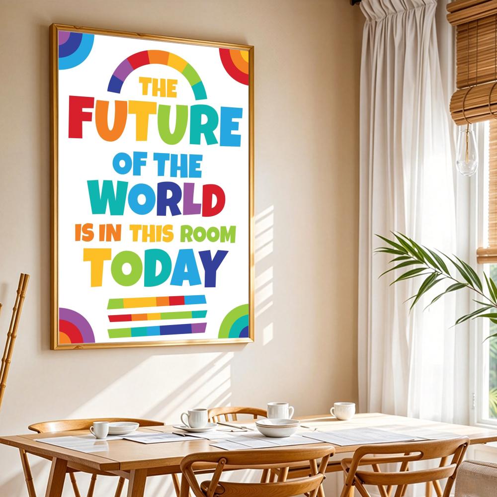 Positive Kid Classroom Wall Pi - Kids Education Room บทวิจารณ์และราคา