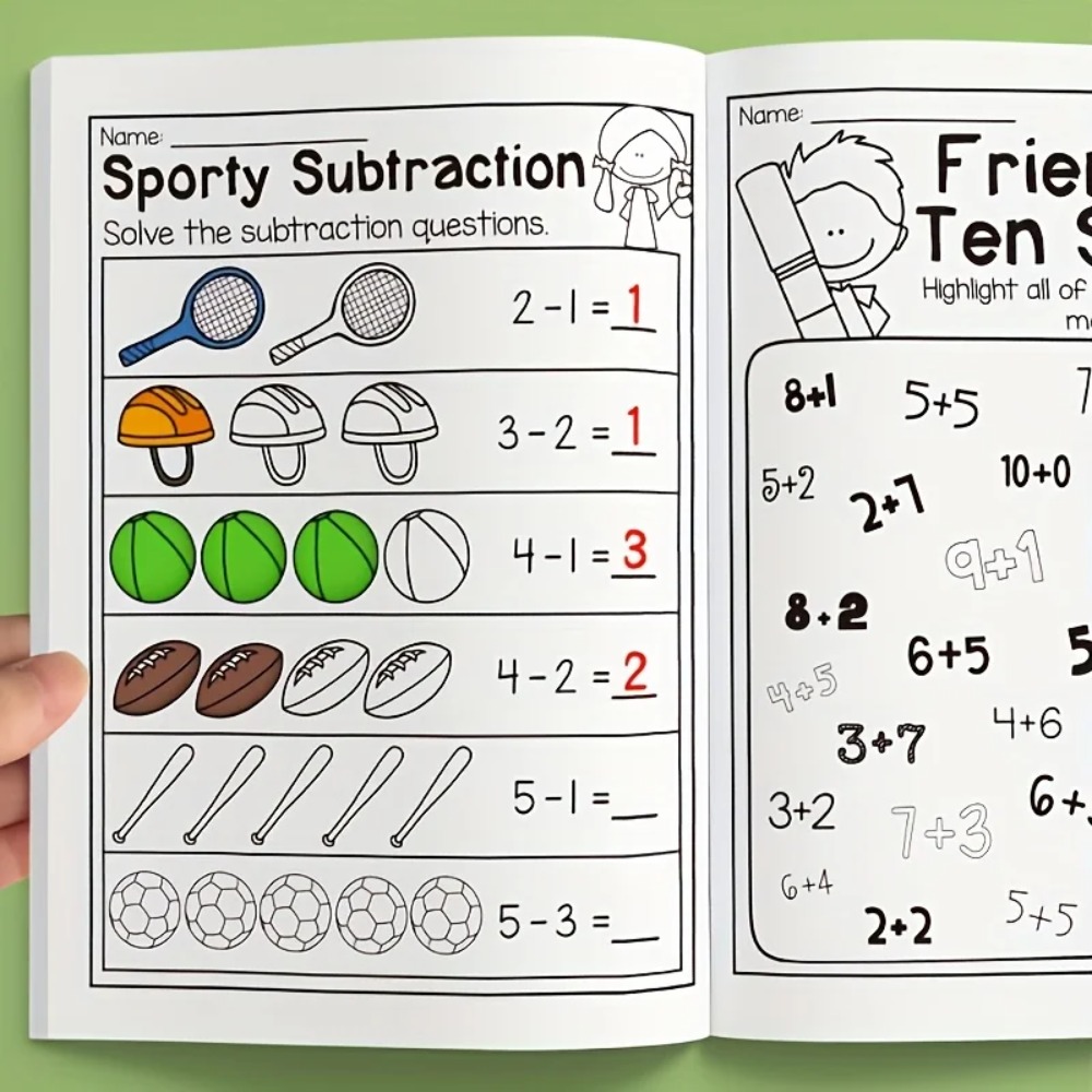 Addition Subtraction Worksheet - Kids Education Worksheet บทวิจารณ์และราคา