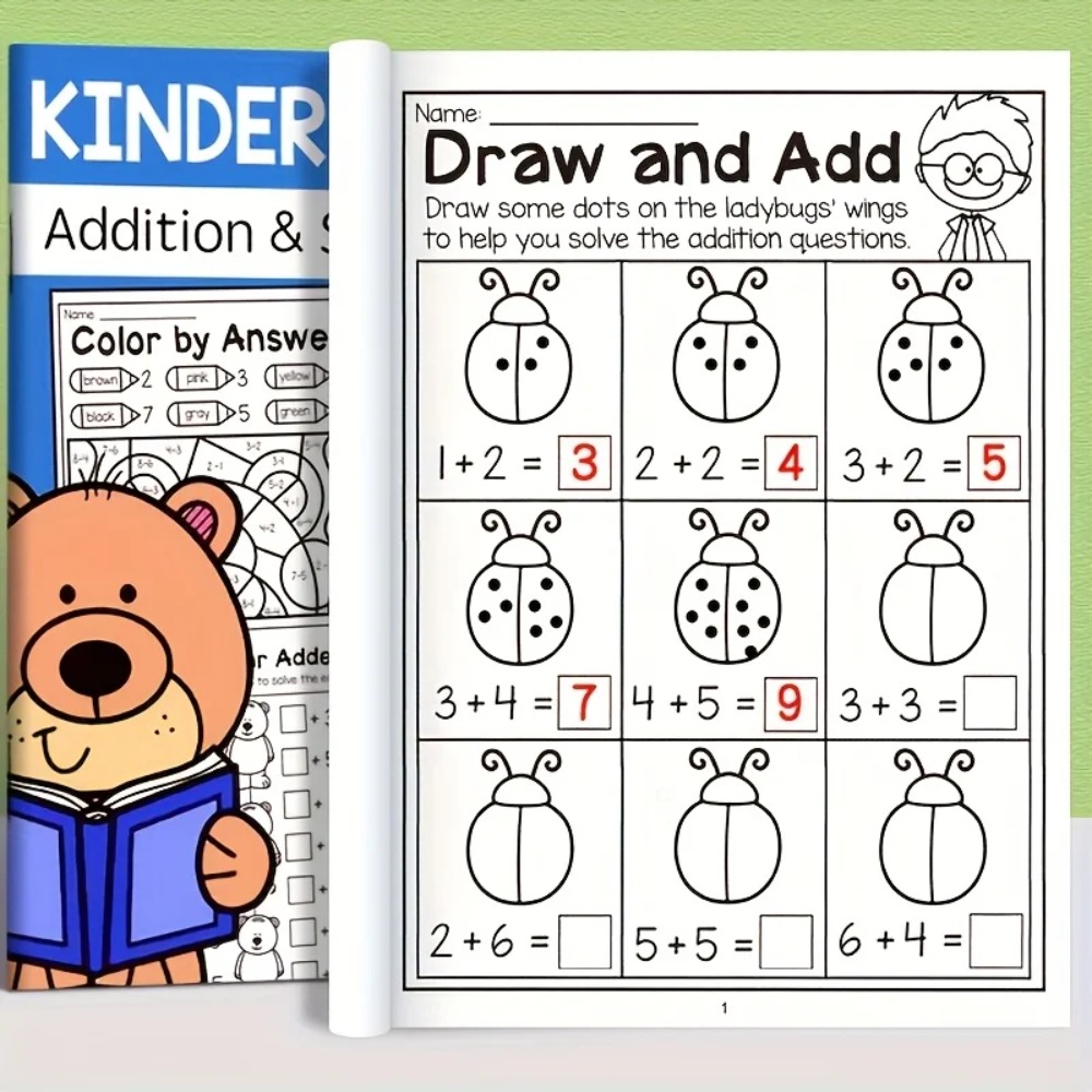 Addition Subtraction Worksheet - Kids Education Worksheet บทวิจารณ์และราคา