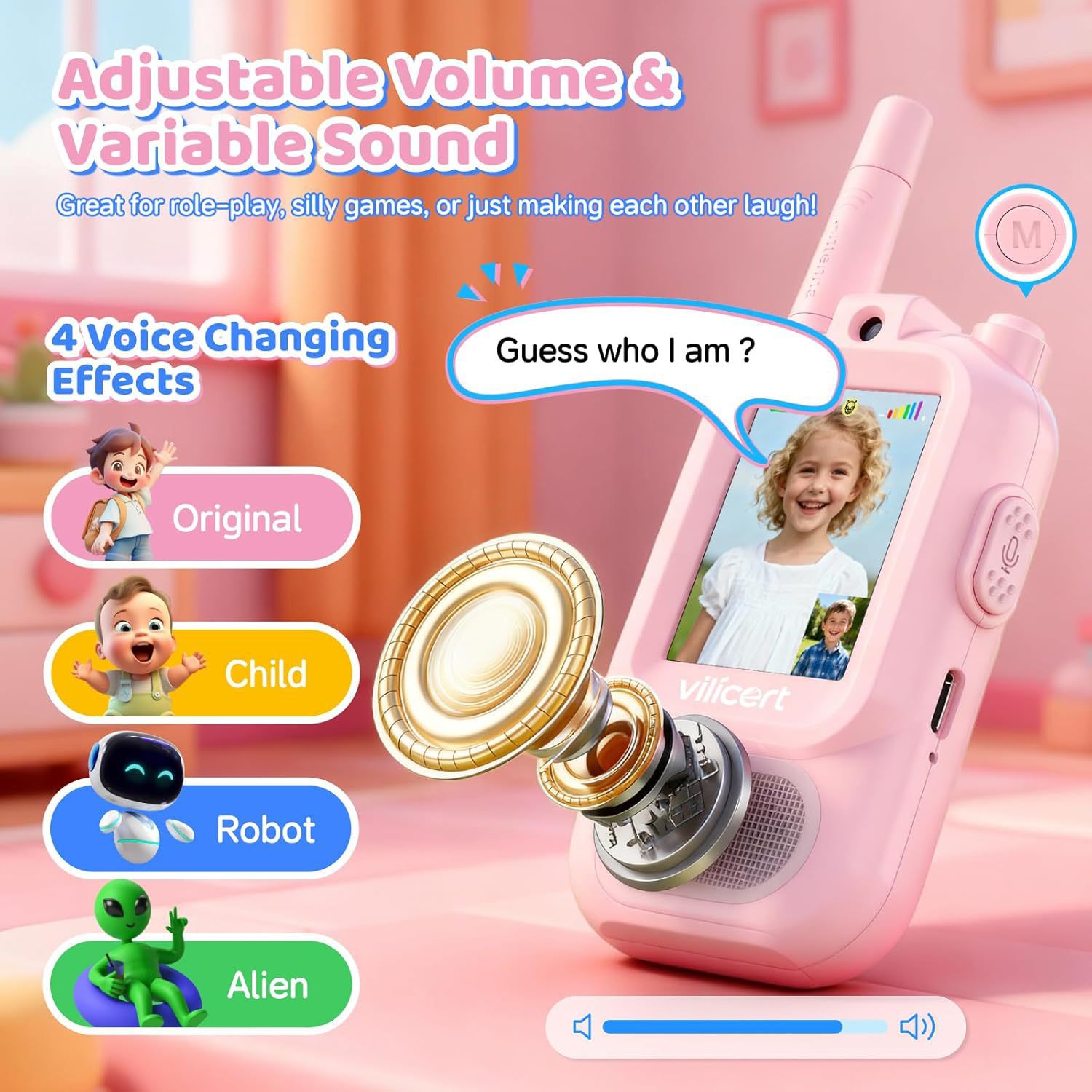 2PC Kids Video Walkie Talkies  - Kids Education And Recreation บทวิจารณ์และราคา