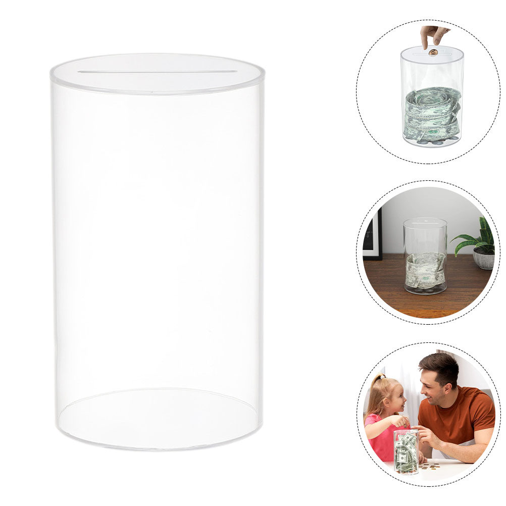 Clear Acrylic Piggy Bank Moder - Kids Education Savings บทวิจารณ์และราคา