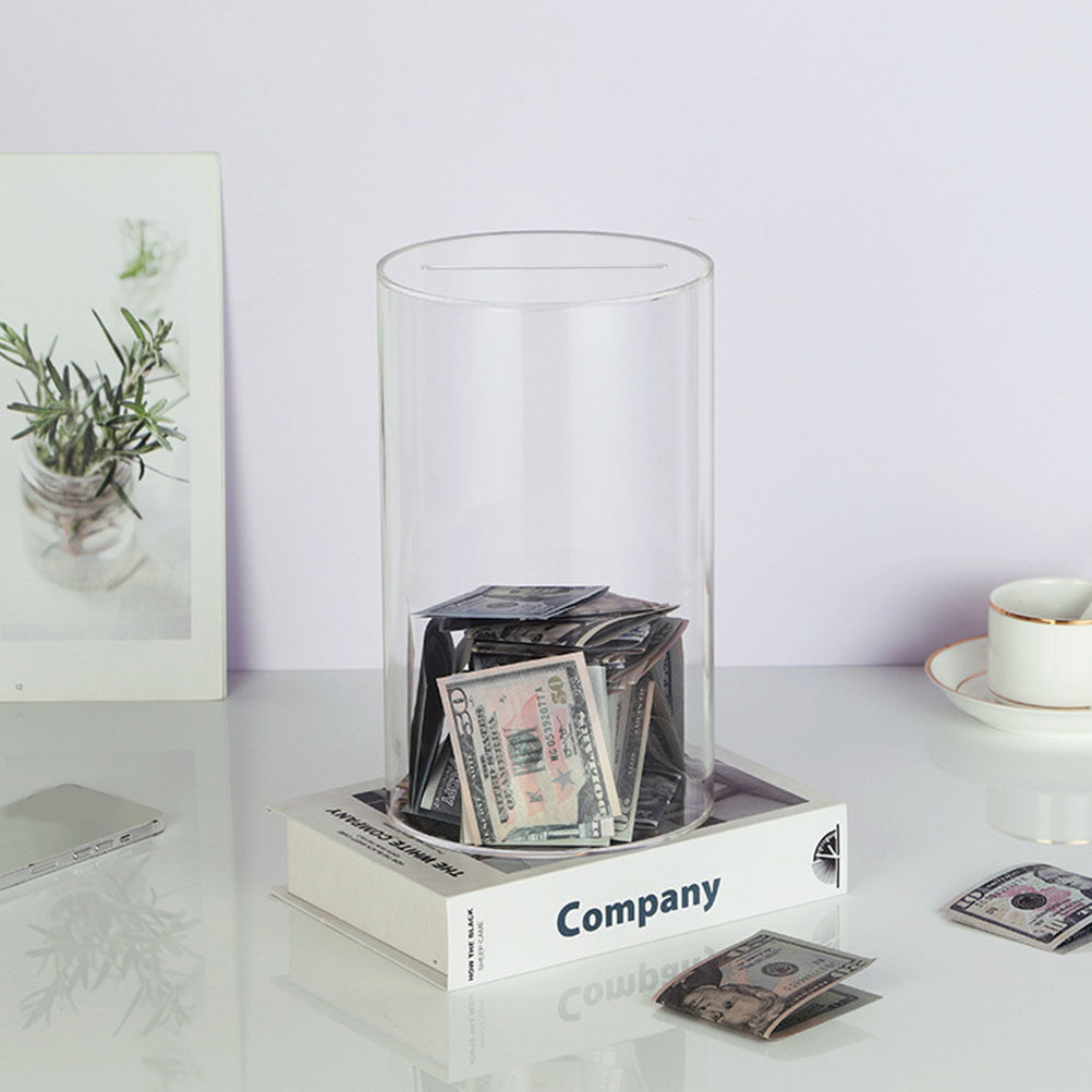 Clear Acrylic Piggy Bank Moder - Kids Education Savings บทวิจารณ์และราคา