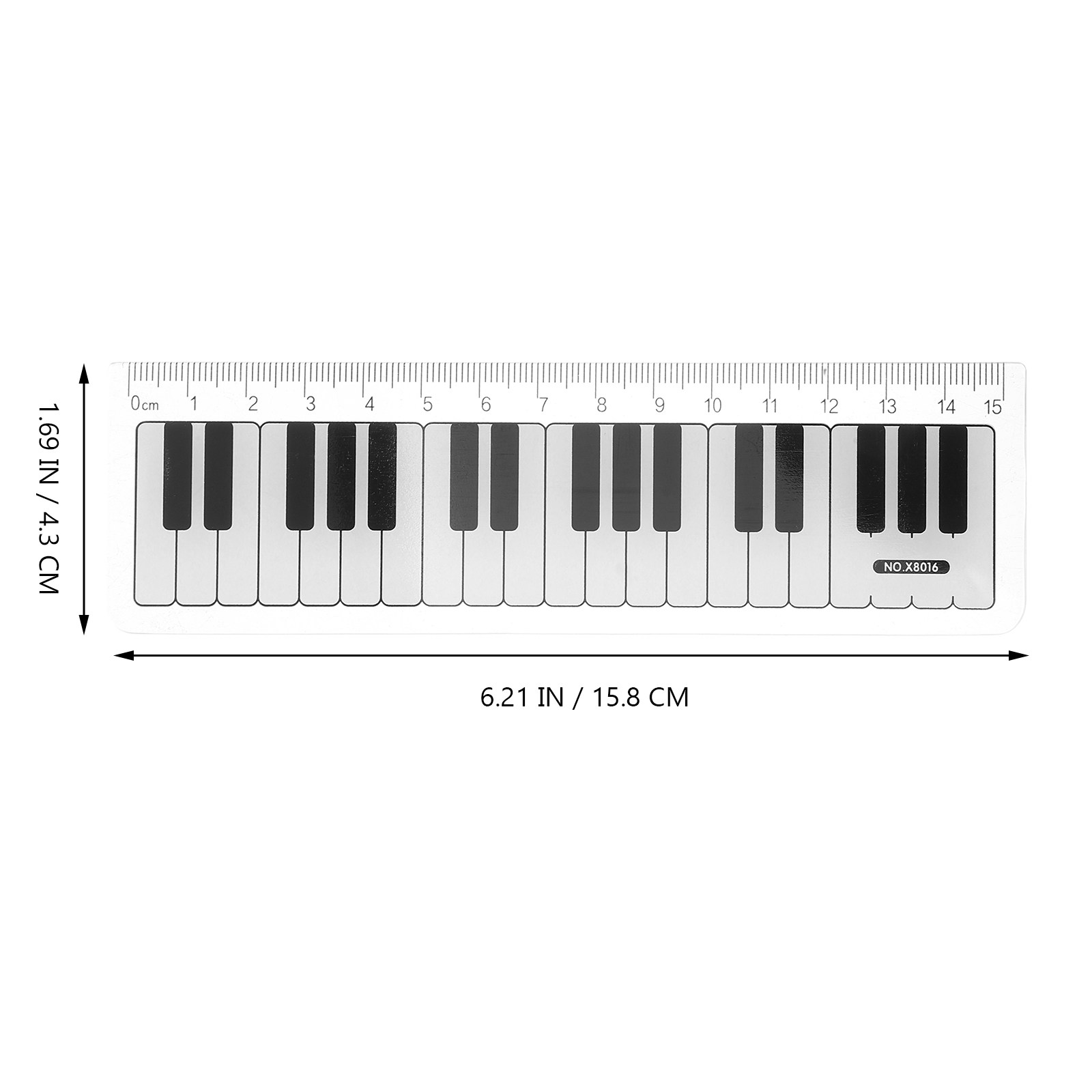 15Pcs Educational Piano Ruler  - Kids Education Classes บทวิจารณ์และราคา