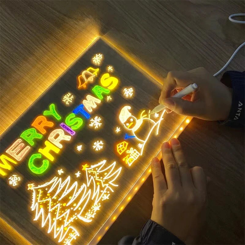 Magic Glow Kids Drawing Board: - Kids Education Tablet บทวิจารณ์และราคา