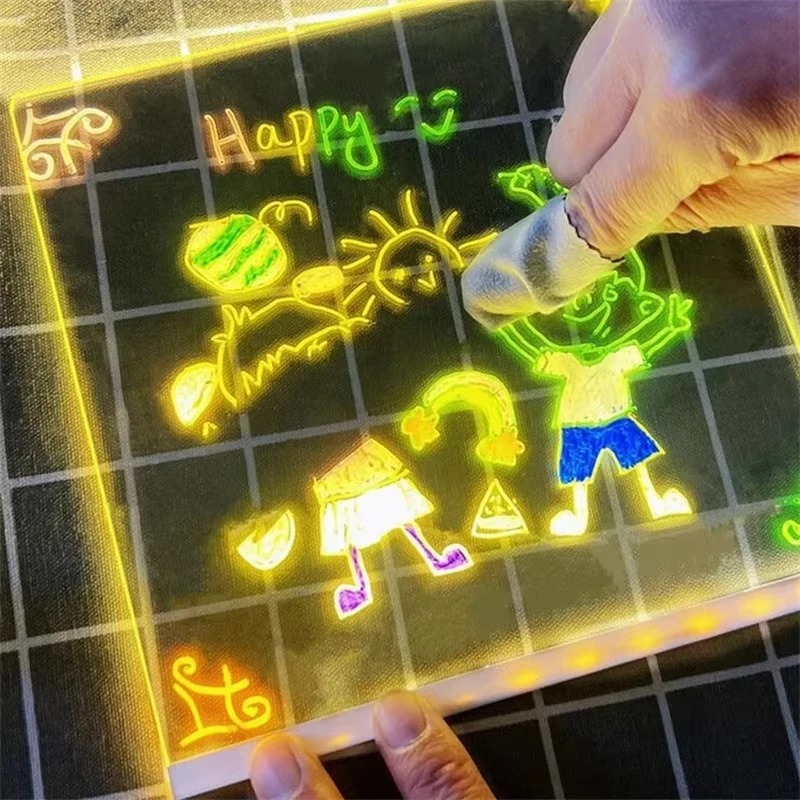 Magic Glow Kids Drawing Board: - Kids Education Tablet บทวิจารณ์และราคา
