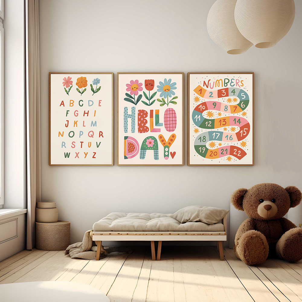 Floral Alphabet Education Kid  - Kids Education Yes บทวิจารณ์และราคา