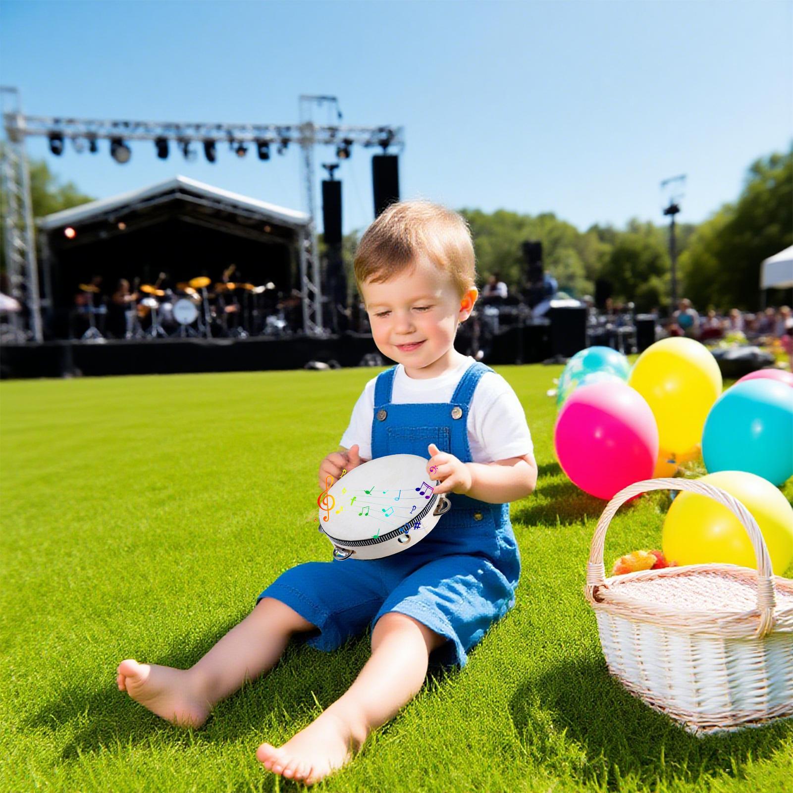 Tambourine For Kids 6 Inch Han - Kids Education And Recreation บทวิจารณ์และราคา
