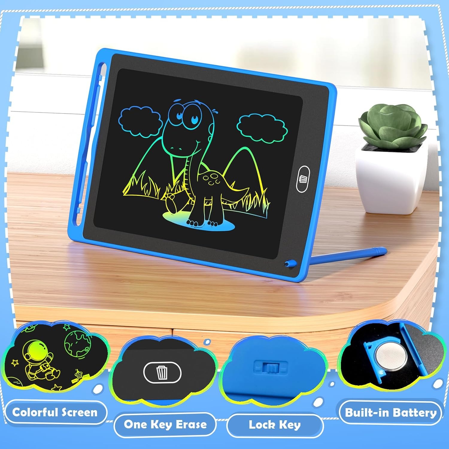 Pack LCD Writing Tablet for Ki - Kids Education Tablet บทวิจารณ์และราคา