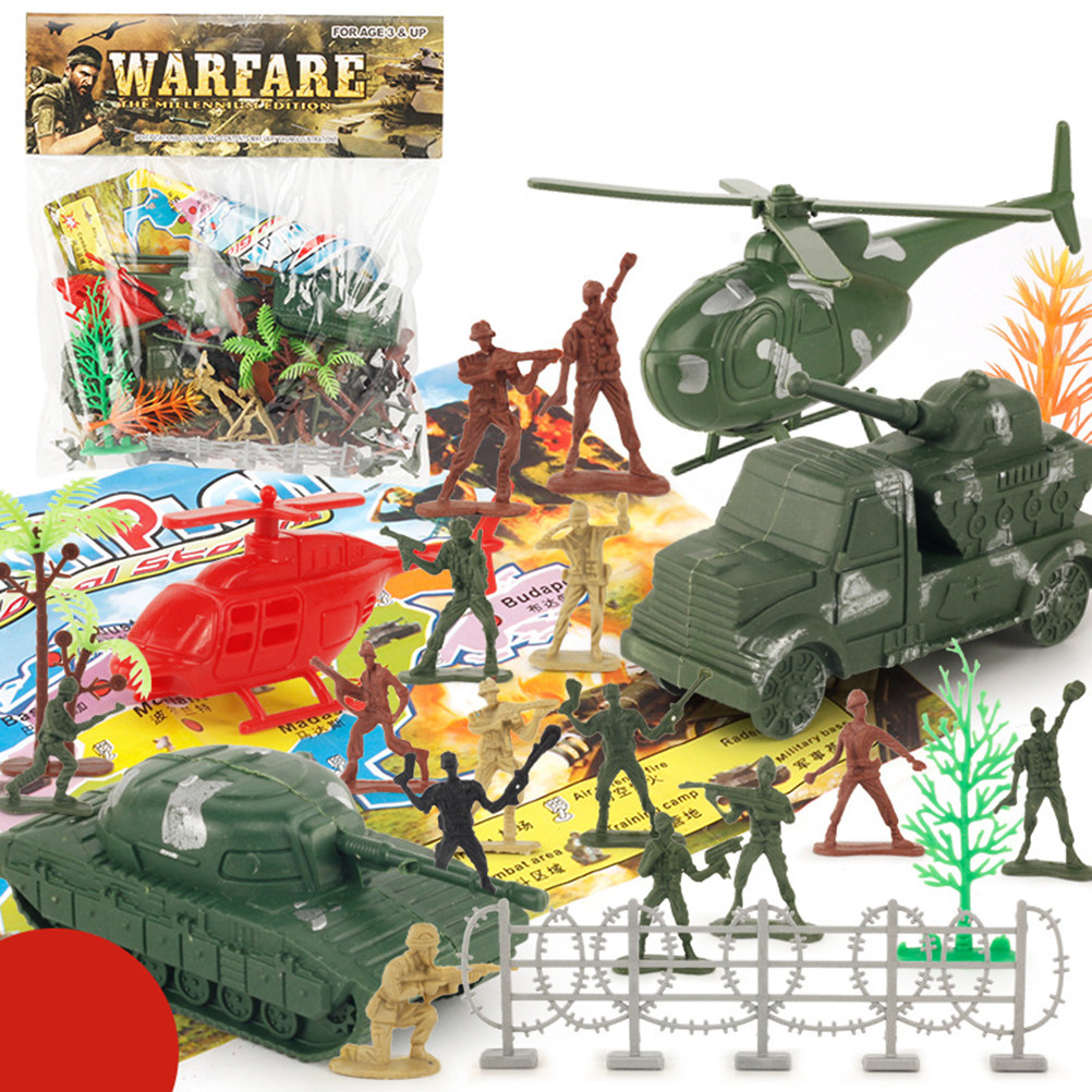 61Pcs Military Sand Table Set  - Kids Education Table บทวิจารณ์และราคา