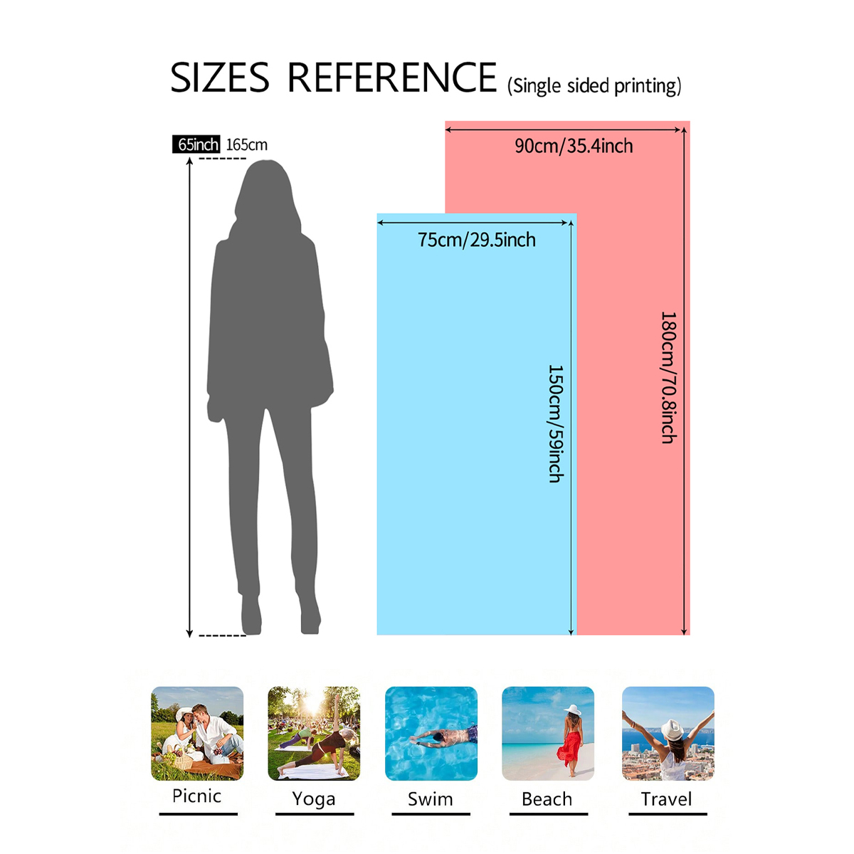 1pc Customized beach towels fo - Kids Education School บทวิจารณ์และราคา