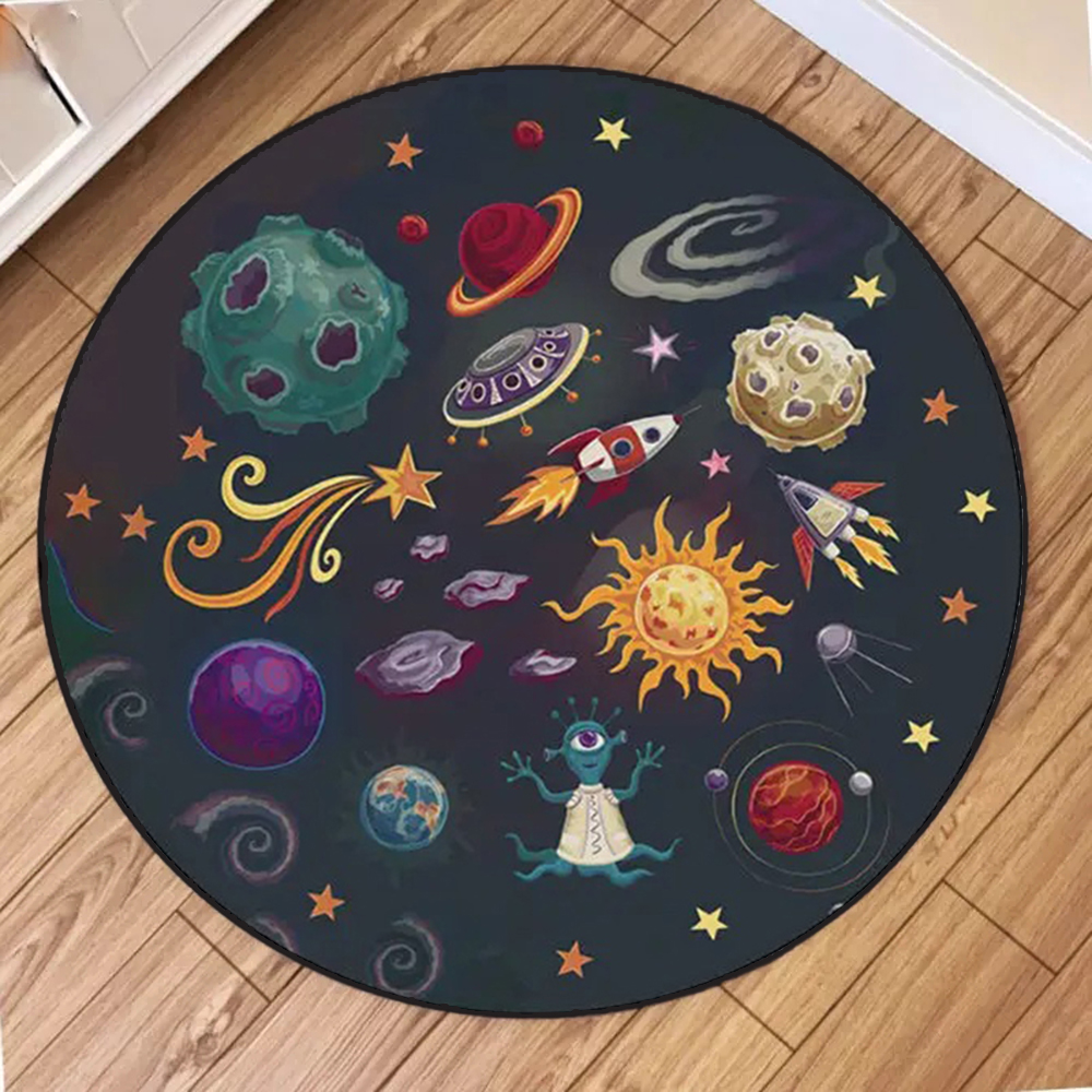 Kids Space Round Rug Collectio - Kids Education Room บทวิจารณ์และราคา