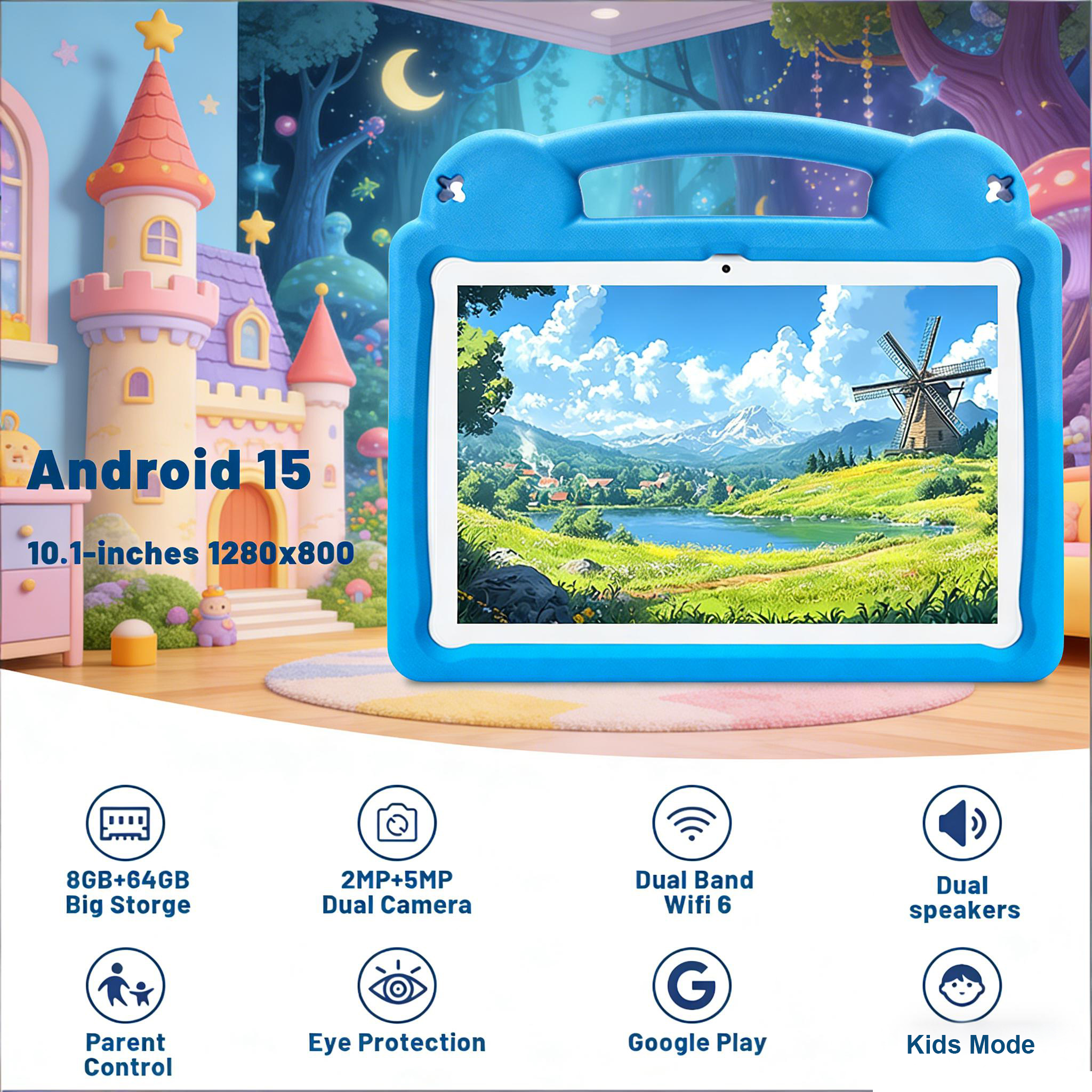 ANRY R16Pro Kids Tablet 10 Inc - Kids Education Tablet บทวิจารณ์และราคา